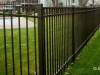 3 Rail Ornamental Iron Fence Durable
