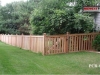 Capped Rail Cedar Picket Fence with Gate