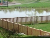 Capped Rail Picket Cedar Fence with Post Caps
