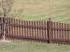Flat Topped Cedar Rail PIcket Fence