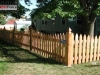 Scalloped French Gothic Picket Cedar Fence