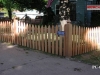 Scalloped French Gothic Picket Cedar Fence