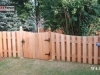 4 Foot High Alternating Board Cedar Privacy Fence and Gate