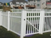PVC Picket Fence with Gate