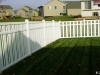 PVC Fence With Slats