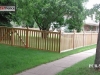 Capped Rail Cedar PIcket Fence