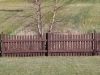 Scalloped Flat Topped Rail Fence