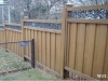 Ivy Topped Privacy Fence With Metal Bottom
