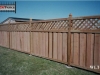 Lattice Top Cedar Privacy Fence