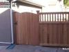 Lattice Top Privacy Fence With Gate