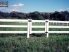 3 Rail PVC Fence With Gate