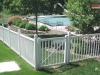 Vinyl Picket Fence With Gate