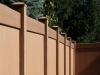 Vinyl Privacy Fence with Caps