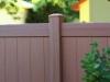 PVC Privacy Fence With Caps