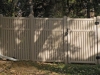 This Vinyl Privacy Fence Offers a Semi Private Area
