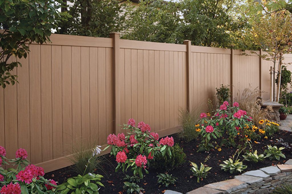 2rail PVC fence image
